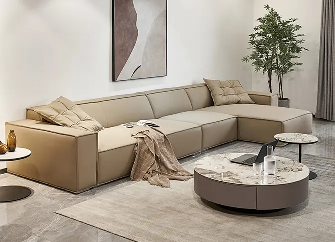 living room furntiure leather sofa